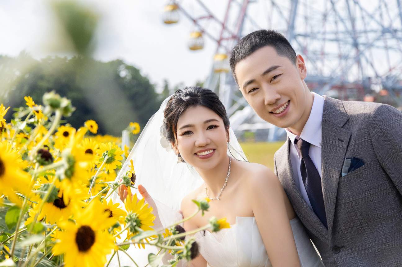 Tokyo: Wedding Photo Tour dengan 3 Lokasi & Pro Styling
